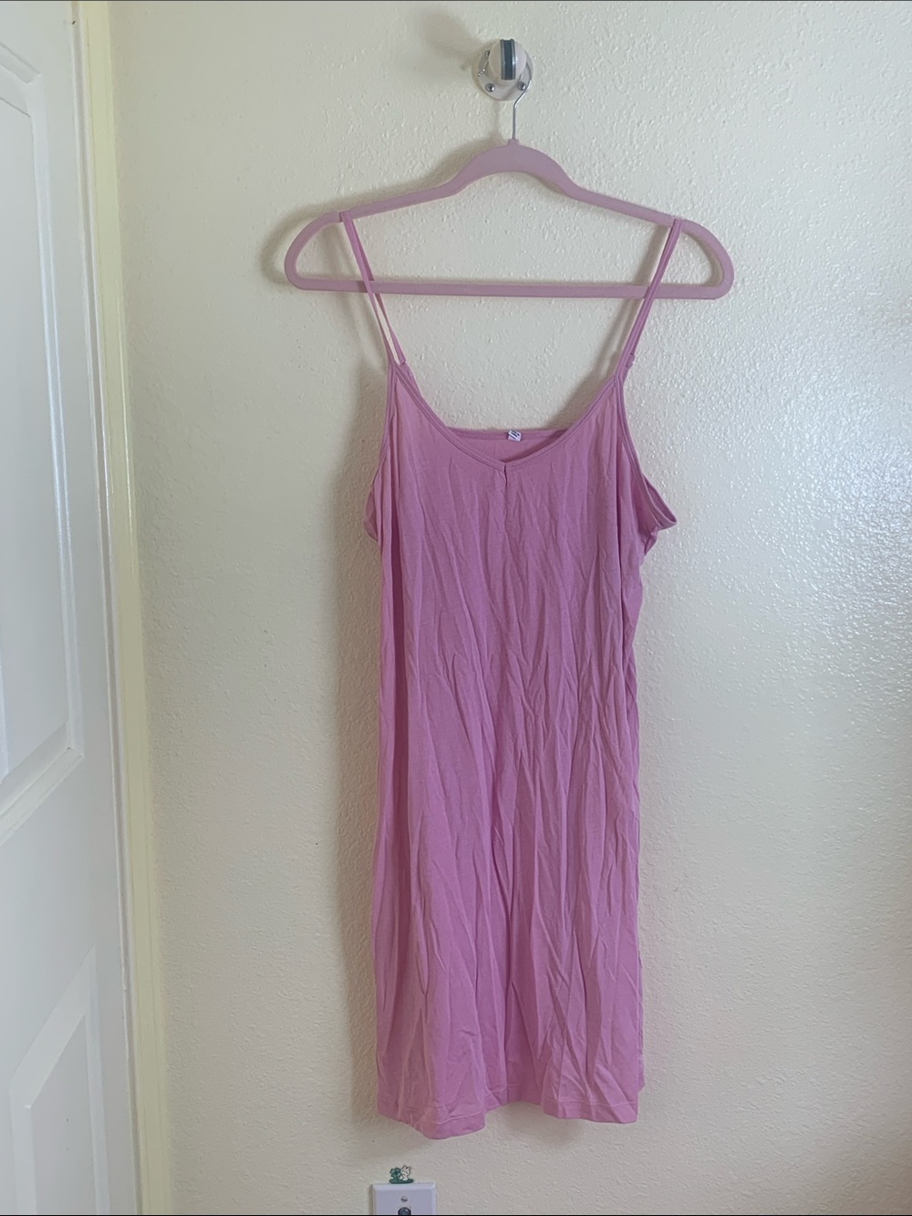 NWOT Women's Lightweight Pink Slip Dress, Size M